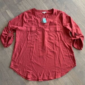Maurices Coral Blouse - XL